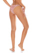 Luli Fama Baby Jungle WEAVED TRIM RUCHED BRAZILIAN TIE SIDE BOTTOM